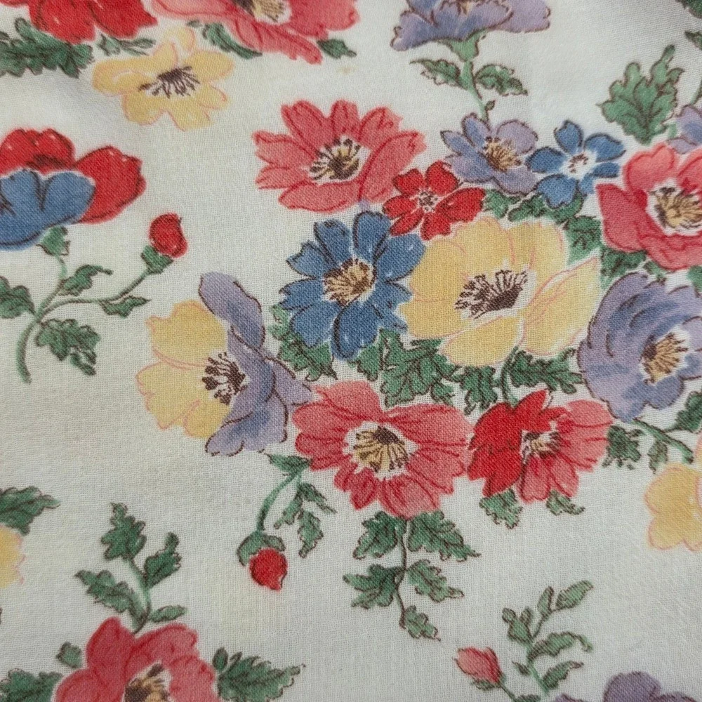 Ralph Lauren Baby Girls Dress 12M Vintage‎ Floral Ruffle Spring Cottagecore